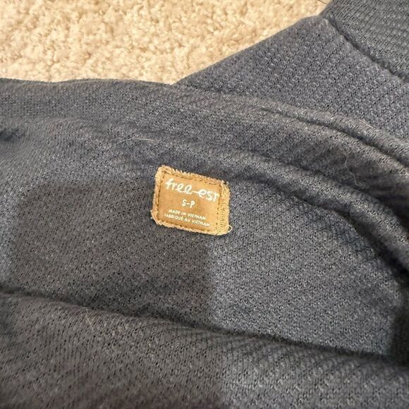 free people freest milley knit skirt top set terry gray - Picture 6 of 7